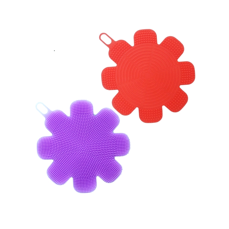 Food Grade Soft KitchenSilicone Dish Sponge Cleaning Sponges Washing Brush