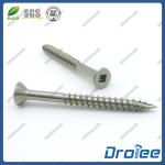 Countersunk Head Square Drive Marine Grade Stainless Steel 316 Decking Screw