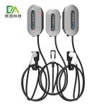 Mckee 7KW 11KW 21KW Silver Wall-Mounted Single-Gun Electric Vehicle AC Charging
