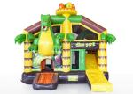 Commercial Grade 0.55mm PVC Tarpaulins Inflatable Bouncer Combo For Children OEM