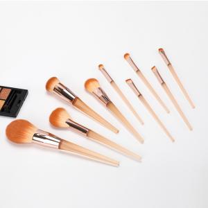 Quality PBT Hair Top Makeup Brush Gift Set With Triangle Shaped Frosted Plastic Handle wholesale