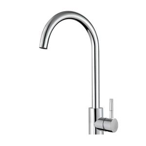 Quality Chrome Single Handle Kitchen Bar Faucet Stainless Steel 373mm wholesale