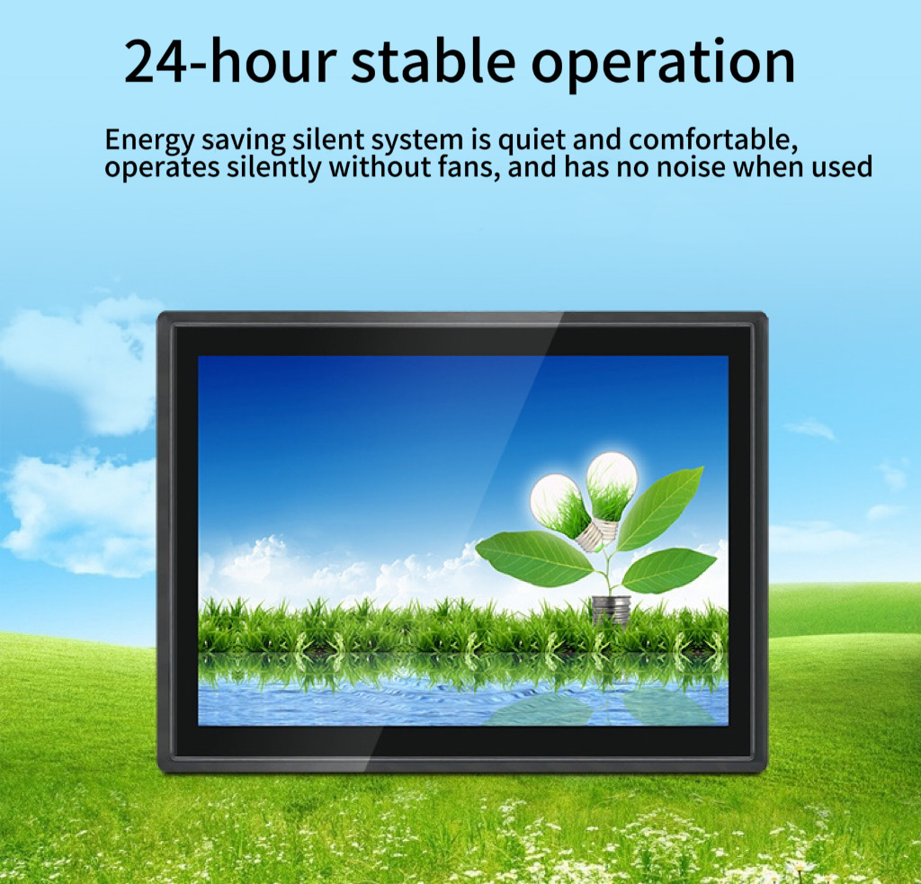 Dustproof 15 Inch Industrial Touch Screen Monitor Open Frame Wide Working Temperature