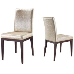 Quality YLX-8019 Steel Wood Paper Tube with Light Gray PU Leather Dining Chair wholesale
