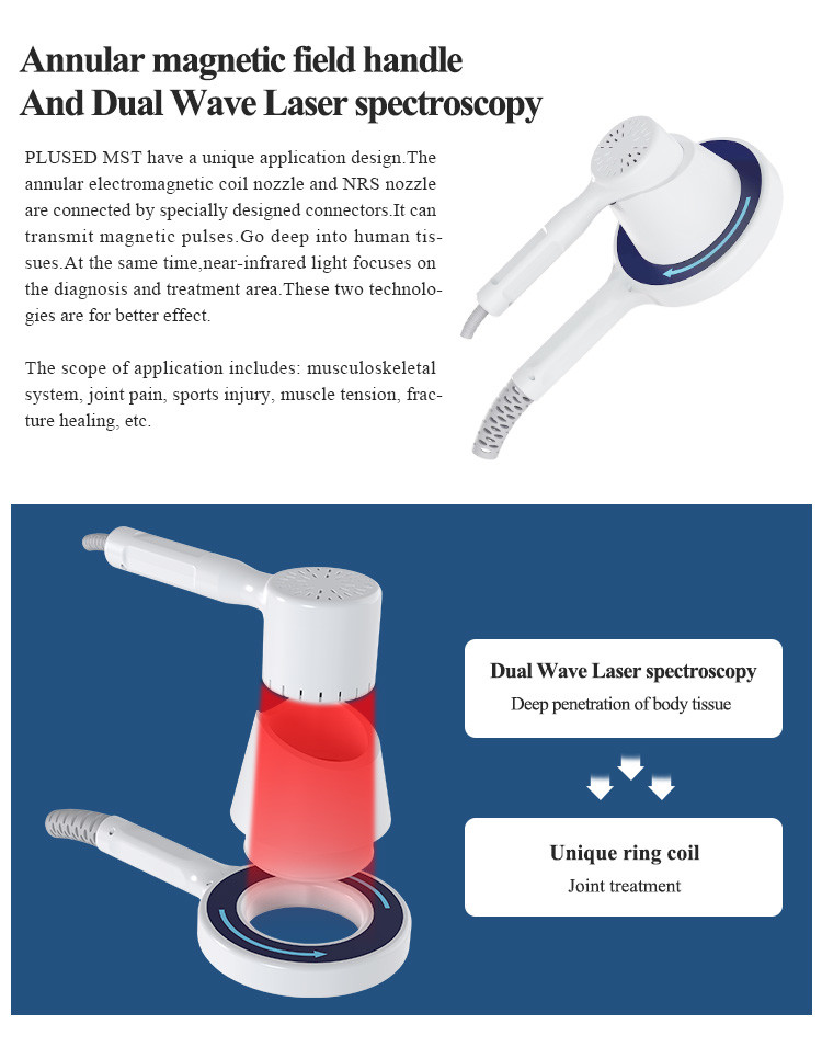 Laser Magnetic Therapy Device Pain Relief / Physical Therapy With Dual Energy Treatment