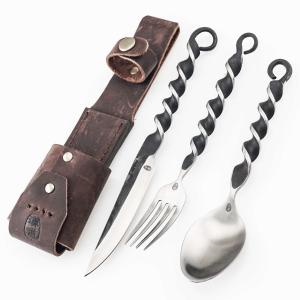 Quality ODM SS440 Forging Stainless Steel Tableware Suit Wearproof wholesale