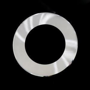 Quality Cigarette Processing Carbide Slitter Blades Double Cutting Edge 80x50x0.3mm wholesale