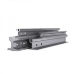 EN Standard 45E1 BS90A Steel Rail with QU100 Q235B