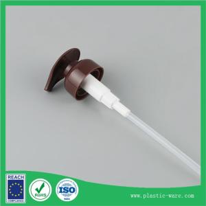 Quality 20/410 brown color Lotion Pump heads Hand pressure emulsion pump head wholesale