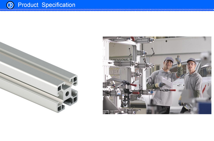 Aluminum T -Slotted Framing System for Product Assembly Line 4040 Box - Section Beam