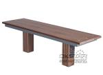 outdoor gym equipment High quanlity outdoor wooden fitness bench
