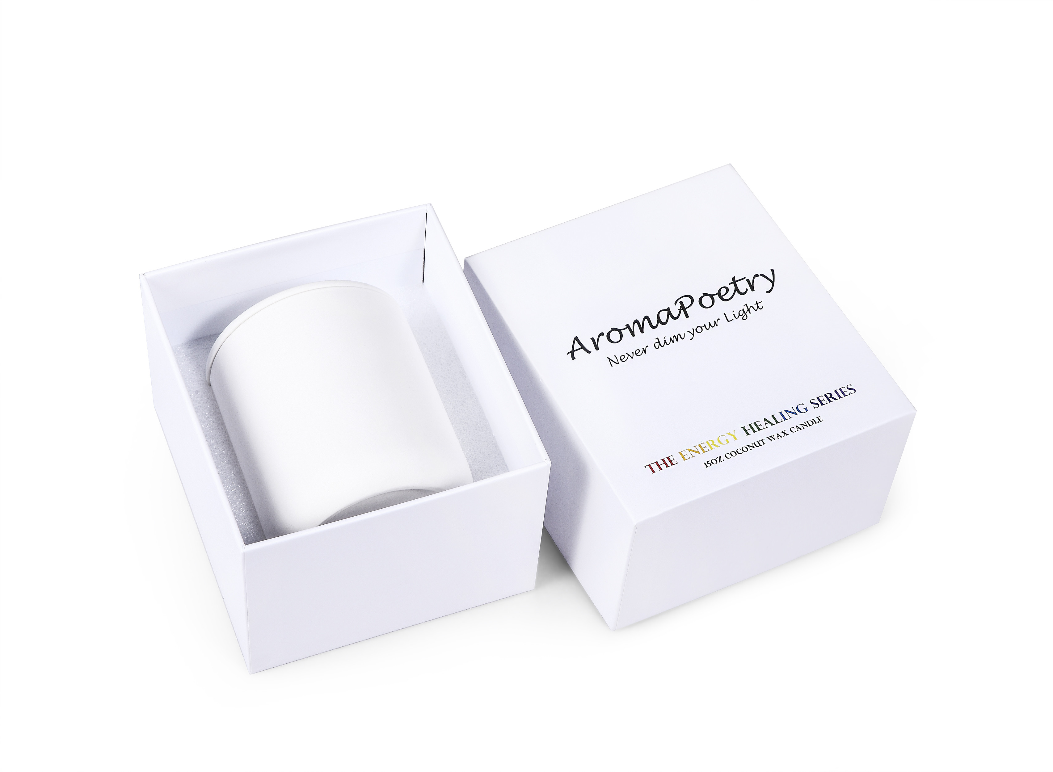 Lid And Base Package Candle Boxes For Aromatherapy Cosmetic Package Box Printing