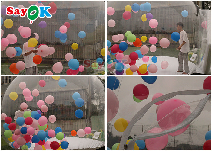 Kids Bubble Bouncy Inflatable Air Tent Balloon Clear Domes Tent