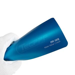 Quality PPF-1418 Matte Metal Cobalt Lavender Colour Change Paint Protection Film 8mil wholesale