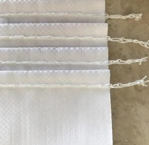 Quality 25kg PP Woven Bag Dust Resistant White 50kg Polypropylene Bags wholesale