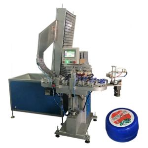Quality 8000P/H Auto Pad Printing Machine high speed For Bottle Cap wholesale