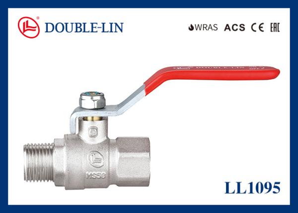 1/4 " To 2 " Male X Female Long Thread 25 Bar Brass Ball Valve With Flat Lever