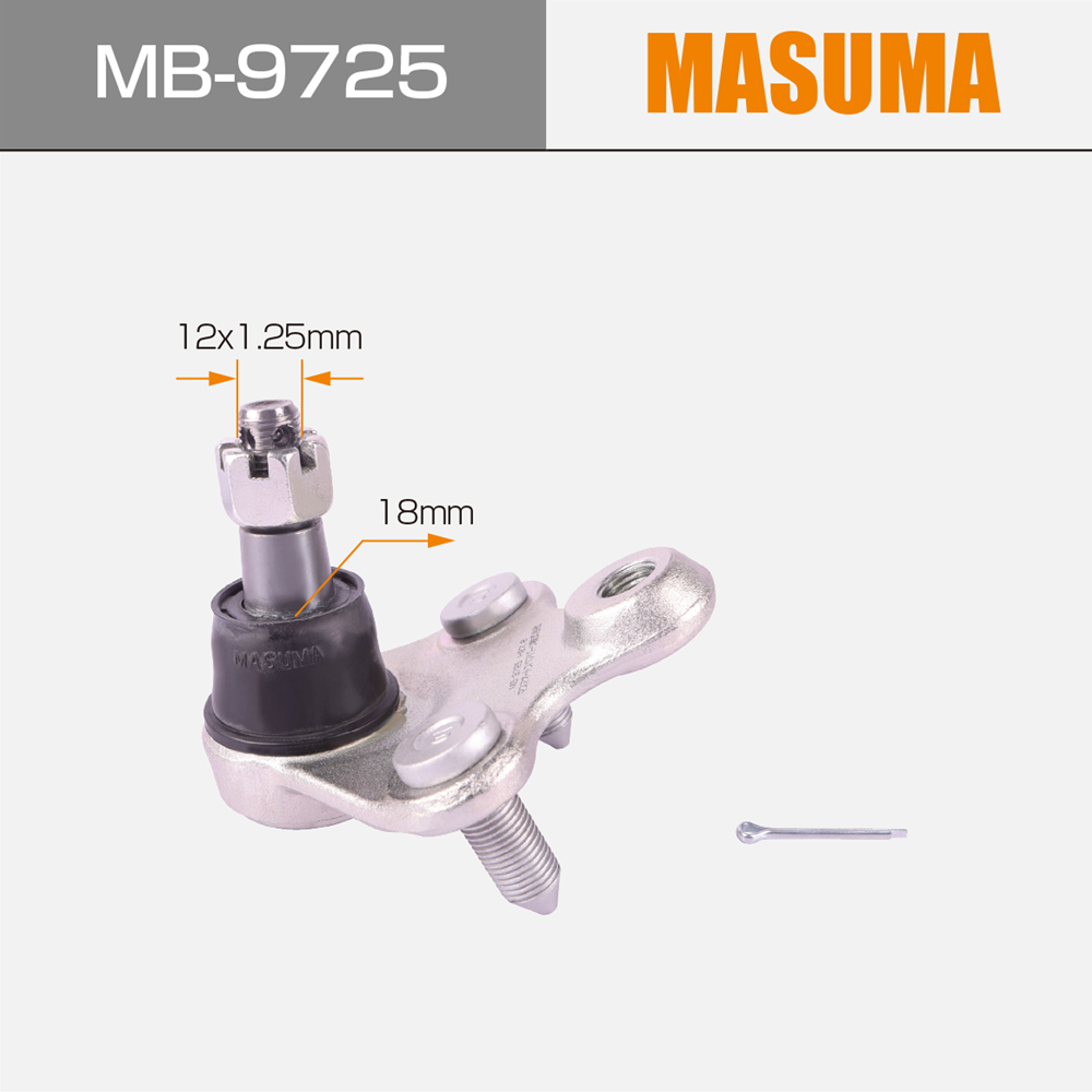 51220-TR0-A01 MASUMA Car Ball Joint for HONDA CIVIC 1800cc. FB8. Rus. 4D. R18Z