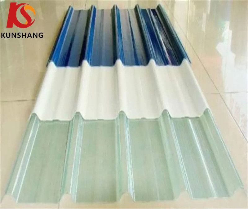 Eco-Friendly FRP Roofing Tile Transparent FRP Corrugated Roof Sheet