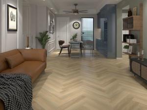 Quality Unilin Vinyl Herringbone SPC Floor Scratch Resistant 5.0mm wholesale