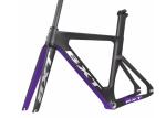 700C Fixed Gear Carbon Track Bike Frame With Fork Max 25C Tire