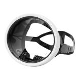 Steel Frame One Piece Oval Round Snorkel Mask Diving Spearfishing Goggles