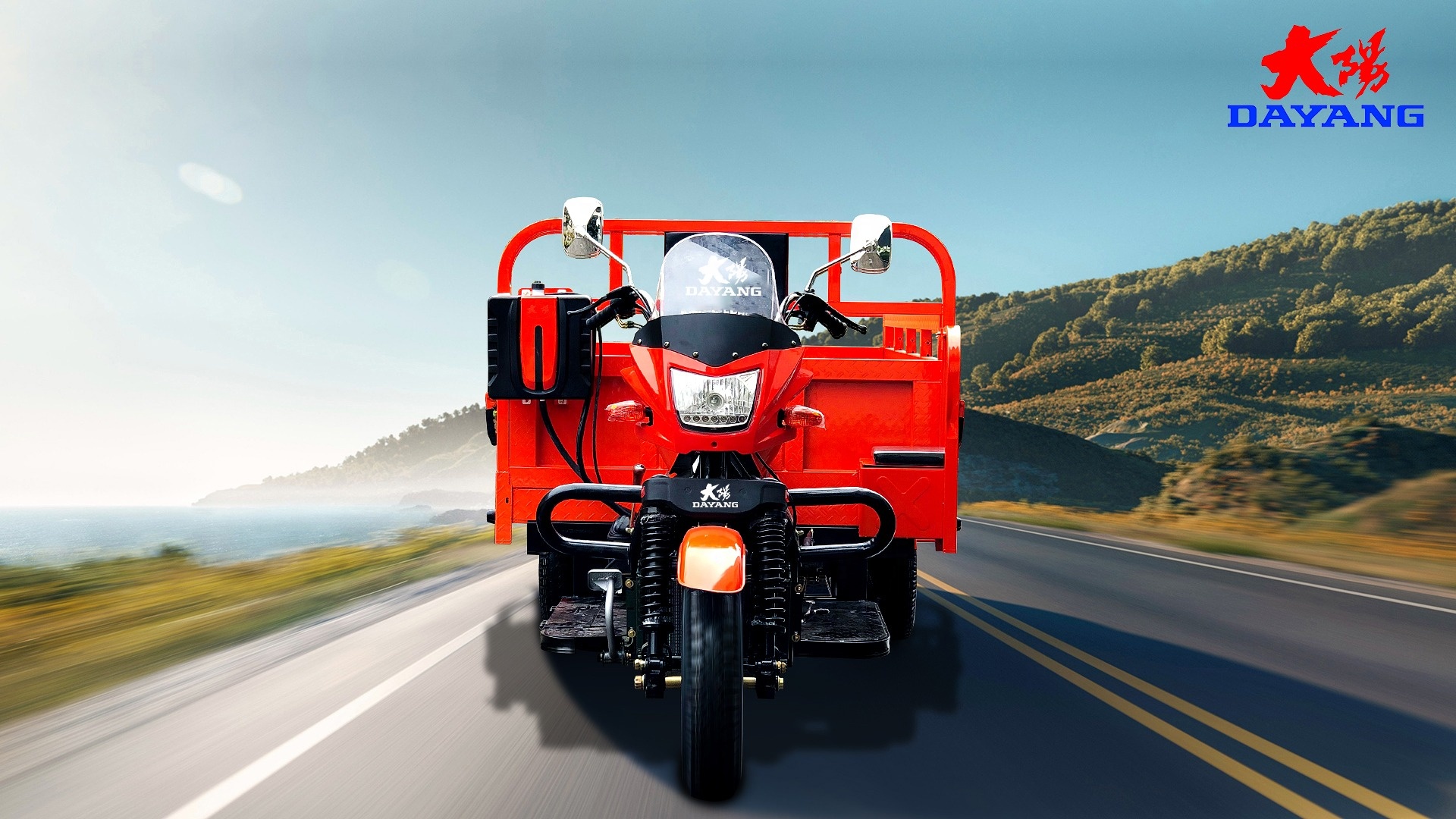 200CC Cargo Tricycle Motorcycle with Motorized Driving Type and Curb Weight of ≥500kg