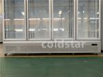 Commercial Glass Door Vertical Refrigerated Display Case For Displaying Cold