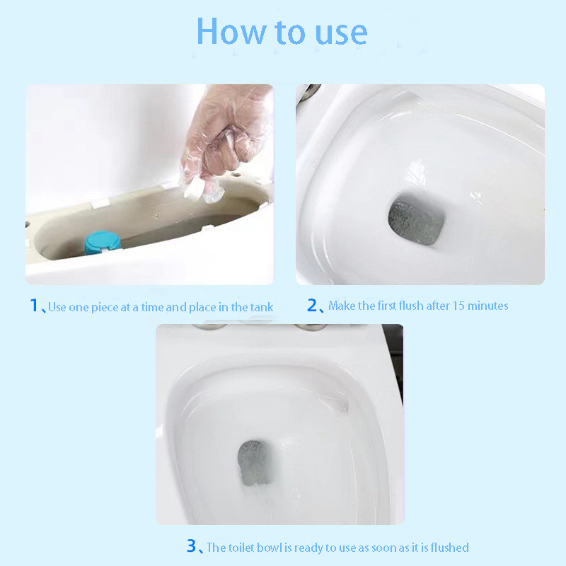 Automatic Cleaner Bulk Bleaching Deodorizing Effervescent Toilet Bowl Cleaner Deodorant Descaler