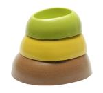 High Polish Finish Bamboo Pet Bowl Bamboo Dog Feeder With Non Skid Design