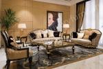Luxury Hotel Room Furniture Modern Design Leather Sofa TI-006