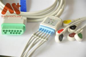 Quality 12Pin Nihon Kohden ECG Cable 6 Lead Snap wholesale