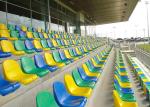 UV Resistant Stadium Bleacher Chair Seats Soccer Fixed Plastic Bucket Seat