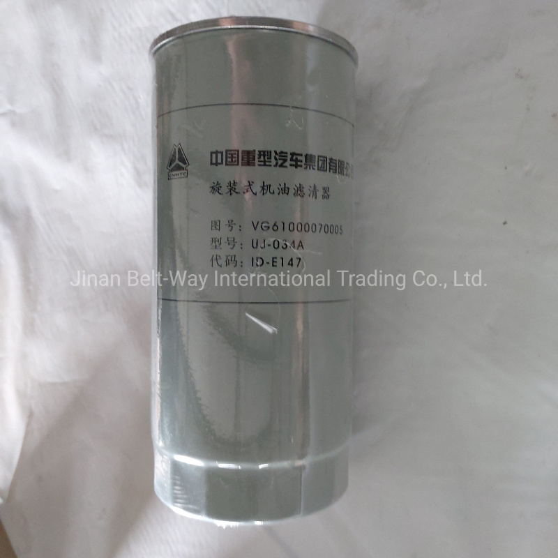 Truck Part Oil Filter Vg61000070005 for Sinotruk HOWO