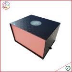 Custom Logo Four Pieces Magnetic Gift Box With Satin Ribbon