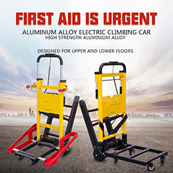 Emergency Stairway Situation Rescue Chair Stair Orange Stair Climbing Stretcher