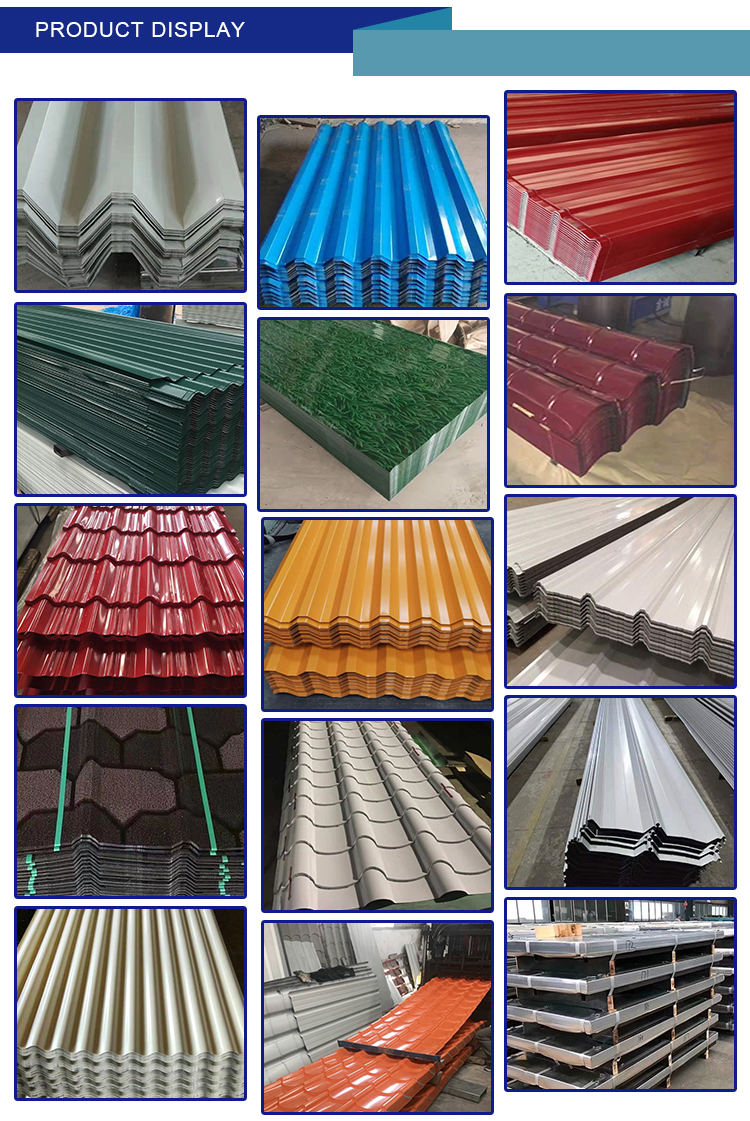 Roof Corrugated Sheet TISI Certificate Color Coated Roof Sheet for Construction 0.35mm Prepainted PPGI Steel Sheets
