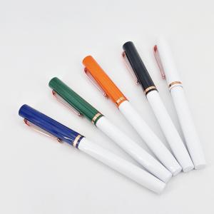 Quality Colorful Plug In Type Metal Roller Ball Pen 0.5mm Aluminum Barrel Signature Pen wholesale
