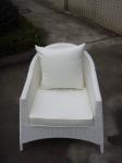 2 Seat Wicker Rattan Sofa Chair For Office / Riverside / Lawn