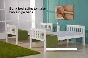 Quality modern bunk bed pine wood wholesale