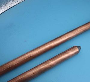 Quality 1200mm 16mm Earth Rod Electrical Ground Pole Unthreaded wholesale