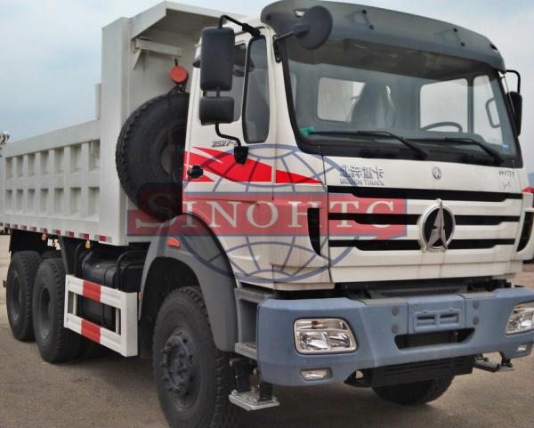 Heavy Duty Beiben Dump Truck , 20 - 30 Ton 6x4 Other Cubic / 20 Cubic Tipper