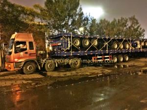 Quality 20ft 40ft Heavy Duty Semi Flat Bed Trailers Container Transport Truck Steel Material wholesale