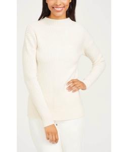 Quality WOMEN'S 70% wool/30% cashmere KNITTED RIB SWEATER wholesale