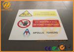 Traffic Reflective Aluminum Dangerous Warning Sign Highway Traffic Signs
