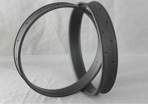 Quality Full Carbon fat bike wheels 80mm width Sand bike wheels clincher rims 26er for snow wheel wholesale