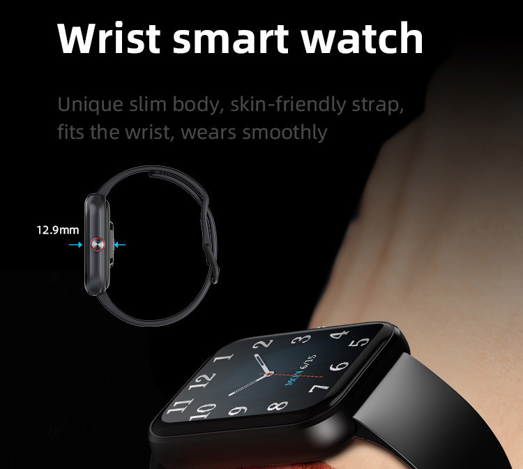 1.91 Inch IPS Fitness Sports Waterproof Smart Watch 128MB IP67