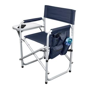 Quality Blue Aluminum Hardware Products Foldable Aluminum Sports Chair 250 Lb. wholesale