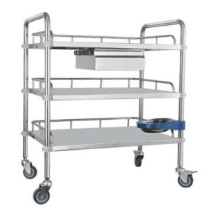 Quality Stainless Steel Medical Device Cart Detachable Medical Cart Multifunctional wholesale