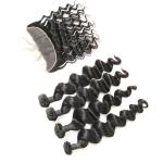 Waterproof Brazilian Natural Hair Extensions Loose Wave Lace Frontal Closure